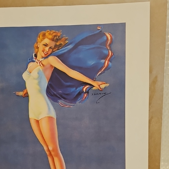 Vintage Style Pin-Up Art Print - Jules Erbit - Picture 6 of 8